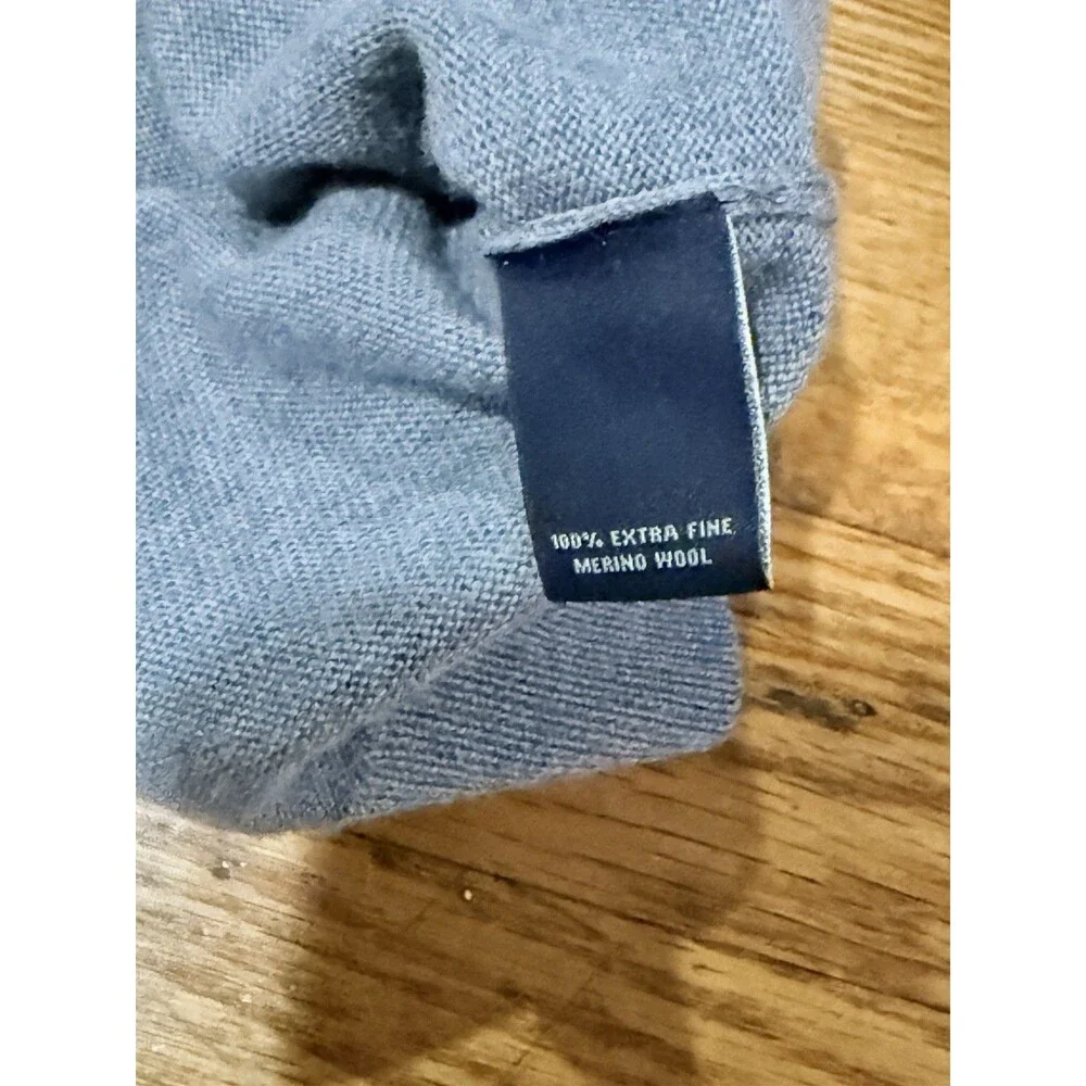 Hart Schaffner Marx Men Fine Merino Wool Gray V-Neck Vest Sz XL